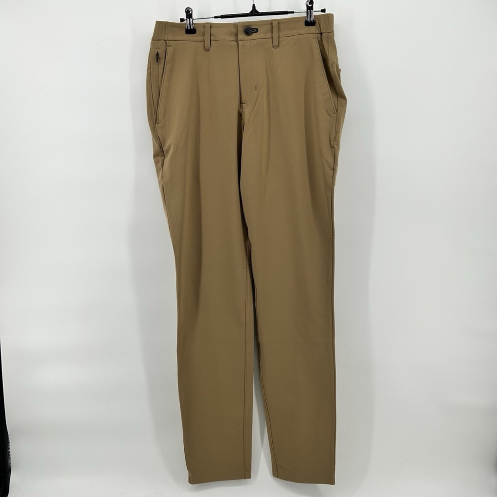 Public Rec All Day Every Day Pants Mens 30x34 Khaki Tan Stretch Performance NWOT